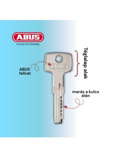   Kulcsmásolás kódkártya alapján ABUS D6 vagy D6PS zárbetéthez