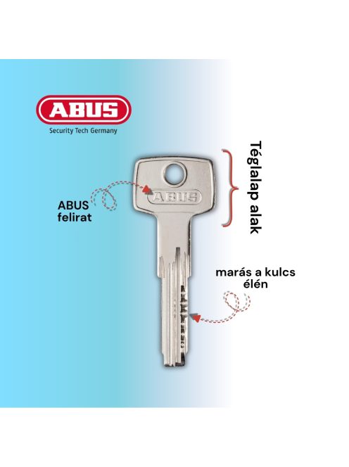 Kulcsmásolás kódkártya alapján ABUS D6 vagy D6PS zárbetéthez