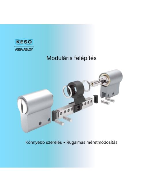 KESO 10 RS Omega prémium biztonsági zárbetét 30/45