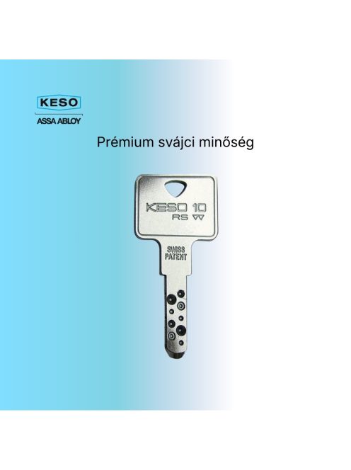 KESO 10 RS Omega prémium biztonsági zárbetét 45/45