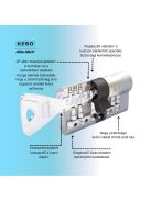 KESO 8000Ω² 81.B15 prémium biztonsági zárbetét 30/30