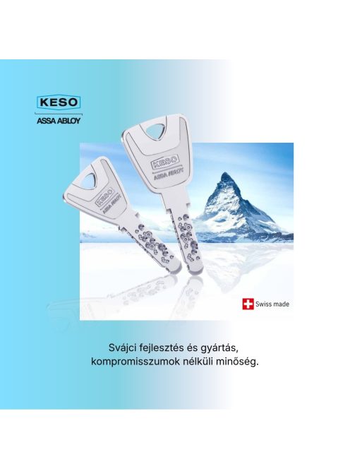 KESO 8000Ω² 81.B15 prémium biztonsági zárbetét 40/60